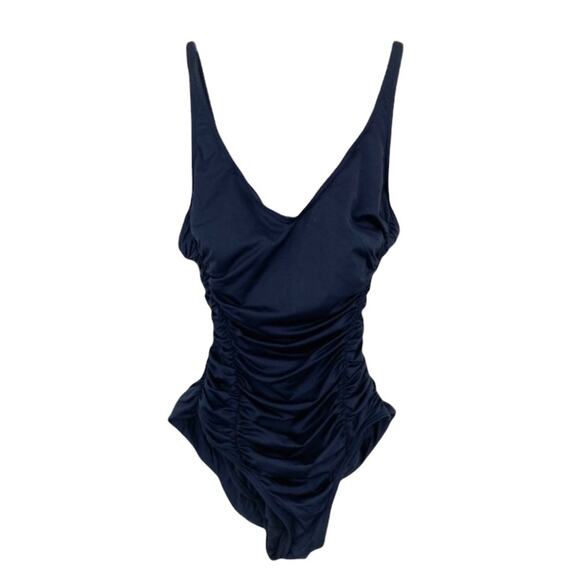 DKNY Black One Piece Bathing Suit Sz 6 - Picture 5 of 5